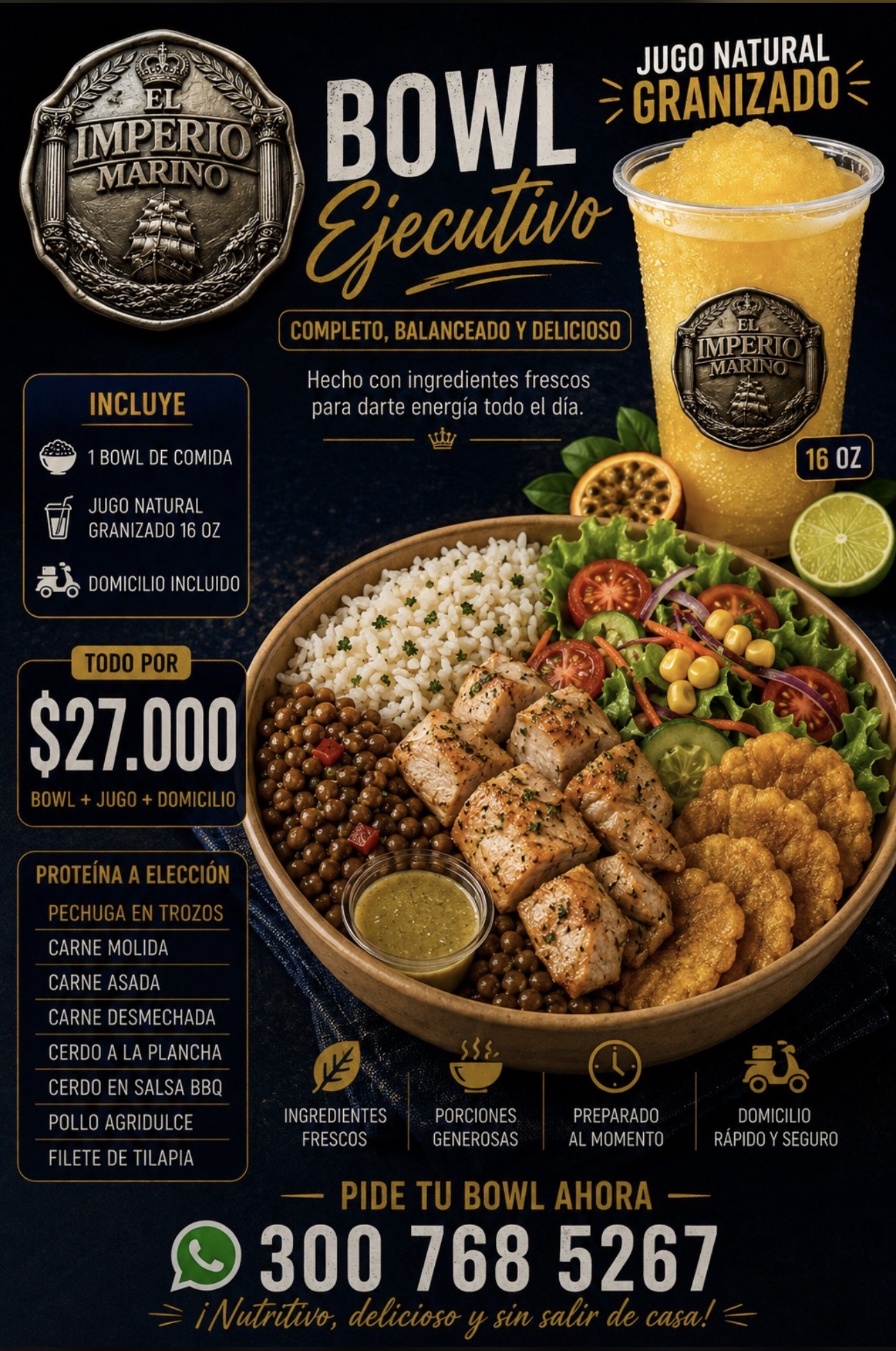 Bowl ejecutivo