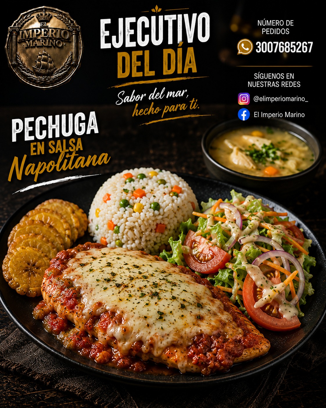Pechuga en salsa napolitana