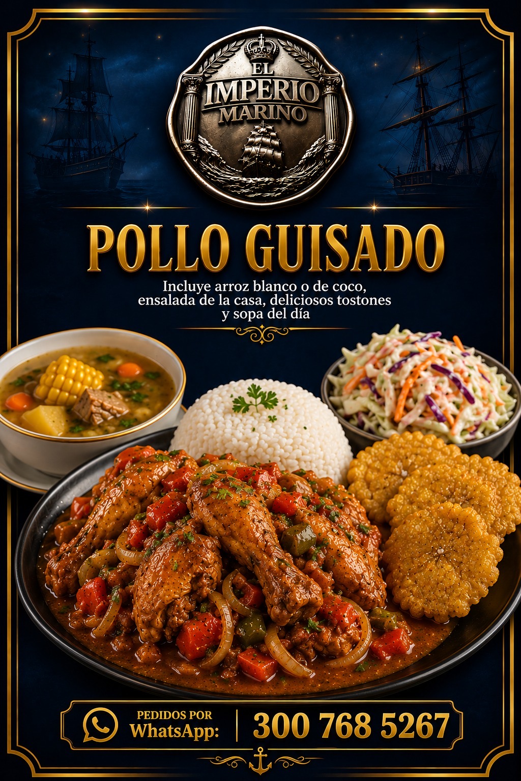 Pollo guisado